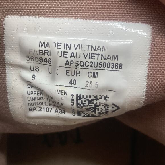 Womens Size 9 Converse Chuck Taylor All Star Brown Beige Lift Platform High Ctas - Picture 9 of 9